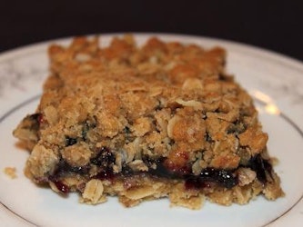 Blueberry Oatmeal Squares